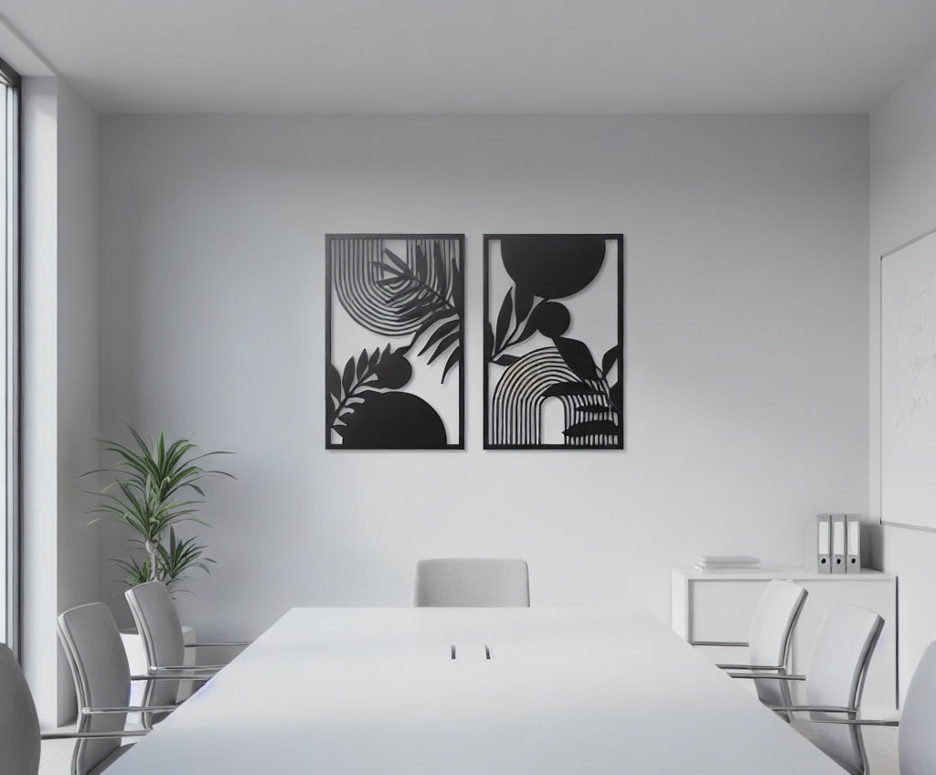 Square Kufic Arabic Calligraphy Metal Wall Art