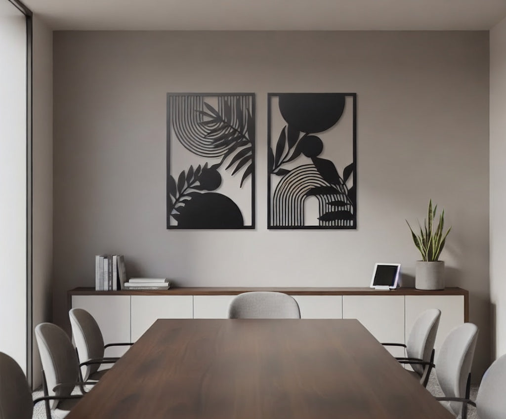 Square Kufic Arabic Calligraphy Metal Wall Art