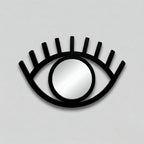 Modern Abstract Eye Silhouette Metal Wall Art