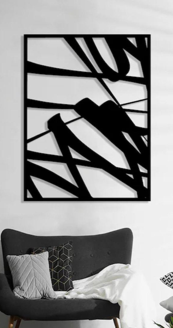 Abstract Paint Lines