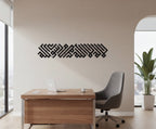 Modern Shahada Kufic Calligraphy Metal Wall Art