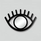 Modern Abstract Eye Silhouette Metal Wall Art