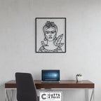 Frida Kahlo Portrait Metal Wall Art