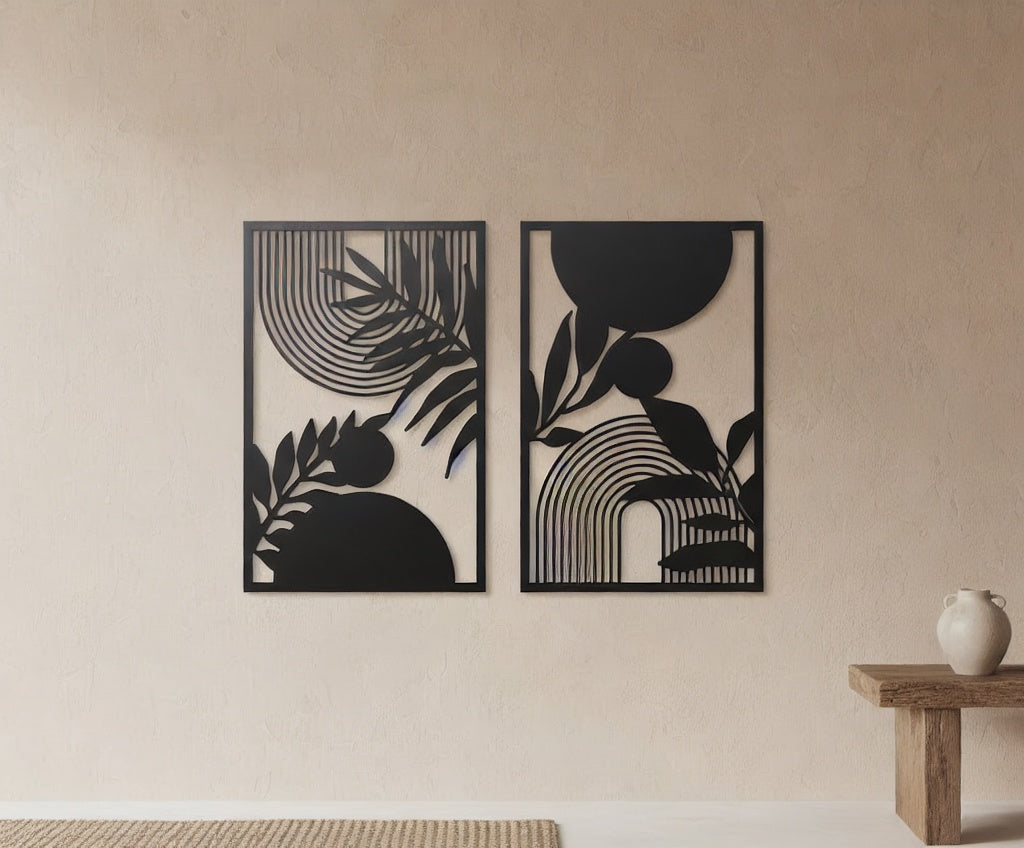 Square Kufic Arabic Calligraphy Metal Wall Art