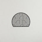 Art Deco Arched Lines Metal Strip Wall Art