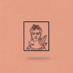 Frida Kahlo Portrait Metal Wall Art