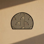 Art Deco Arched Lines Metal Strip Wall Art