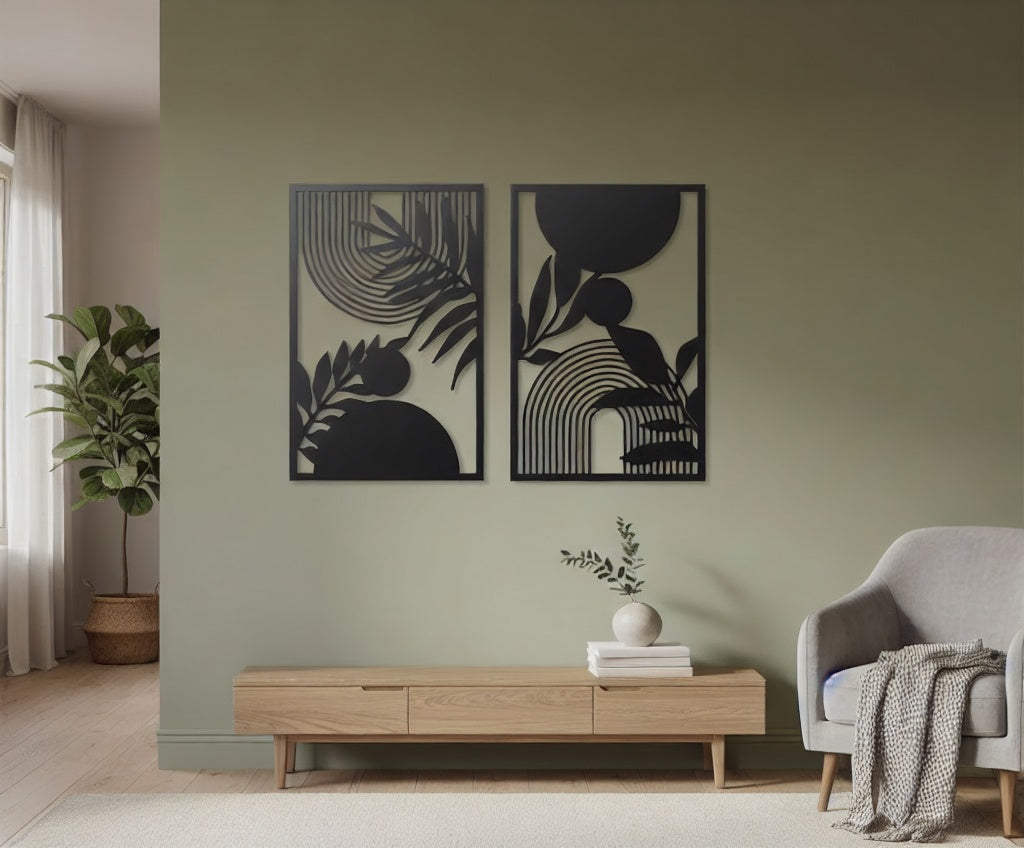 Square Kufic Arabic Calligraphy Metal Wall Art