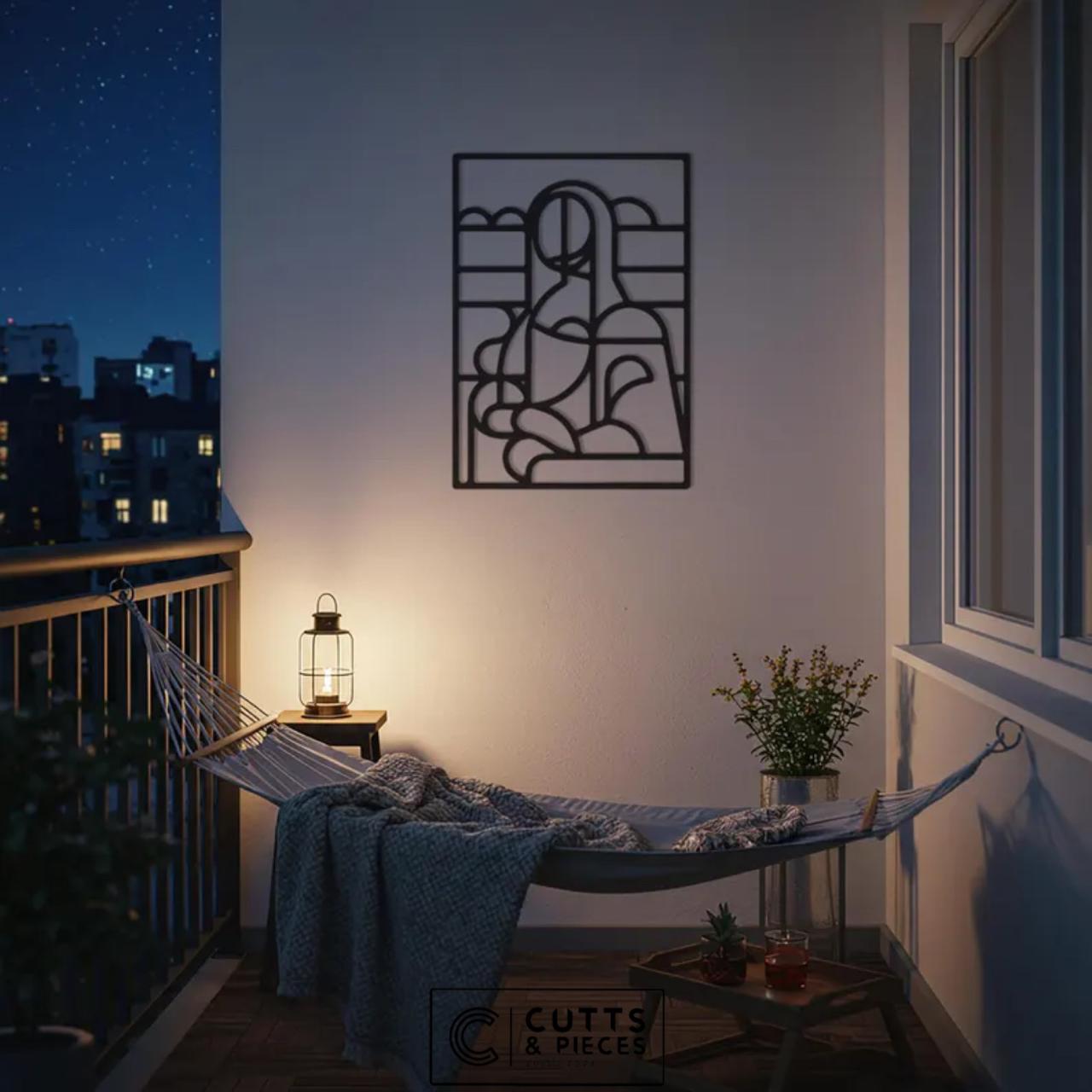 Monalisa Abstract Wall Art Decor