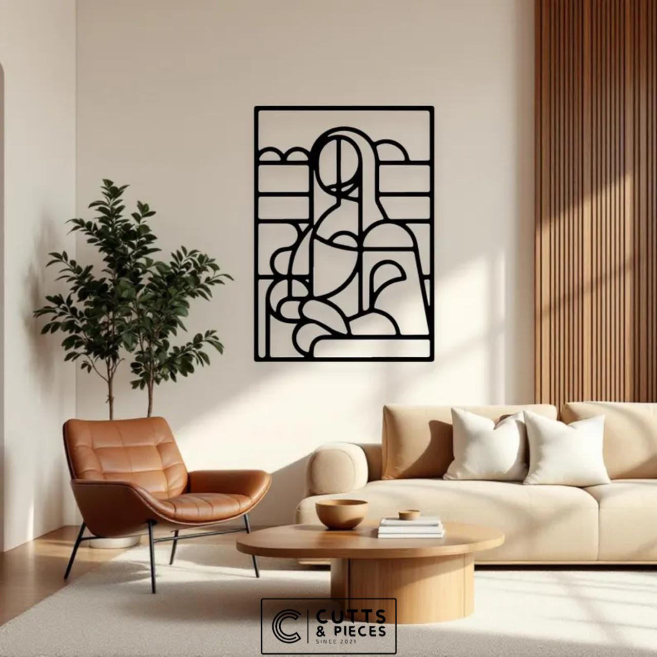 Monalisa Abstract Wall Art Decor