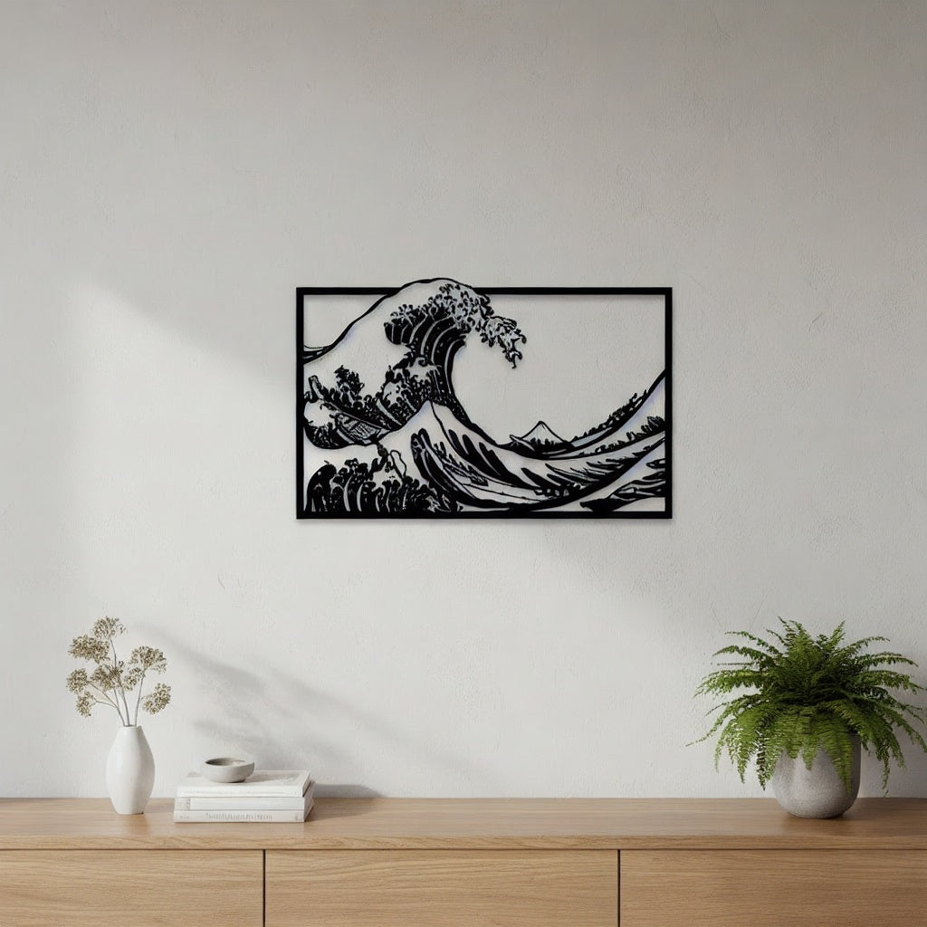 The Great Wave off Kanagawa Metal Wall Art