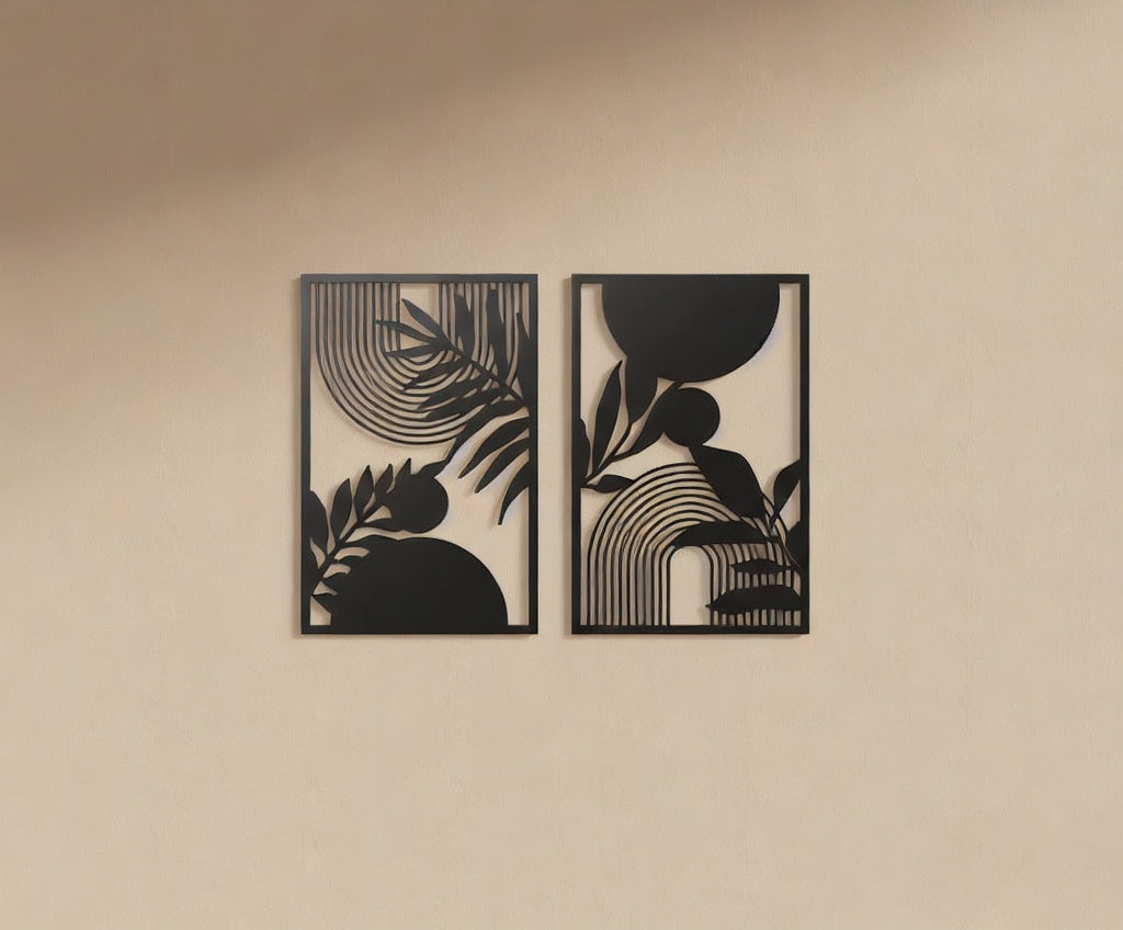 Square Kufic Arabic Calligraphy Metal Wall Art