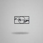 The Creation of Adam Hands Metal Wall Art