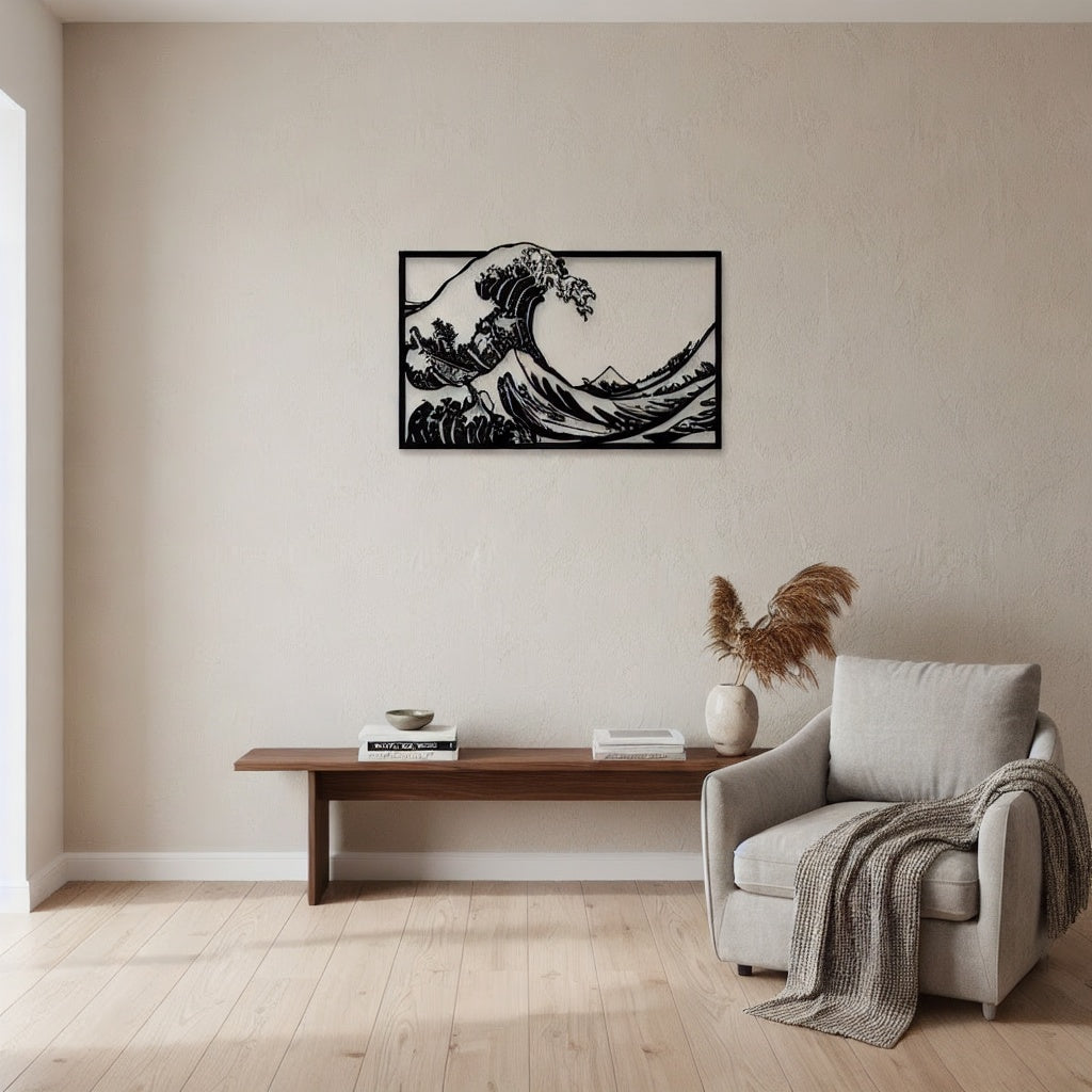 The Great Wave off Kanagawa Metal Wall Art