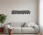 Modern Shahada Kufic Calligraphy Metal Wall Art