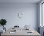 Minimalist Round Metal Wall Clock