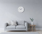 Minimalist Round Metal Wall Clock