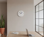 Minimalist Round Metal Wall Clock