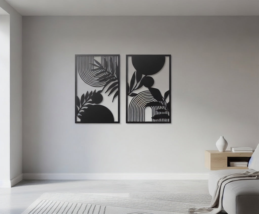 Square Kufic Arabic Calligraphy Metal Wall Art