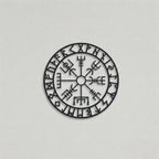 Viking Vegvisir Compass Circular Metal Wall Art