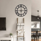 Timeless Roman Numeral Metal Wall Clock