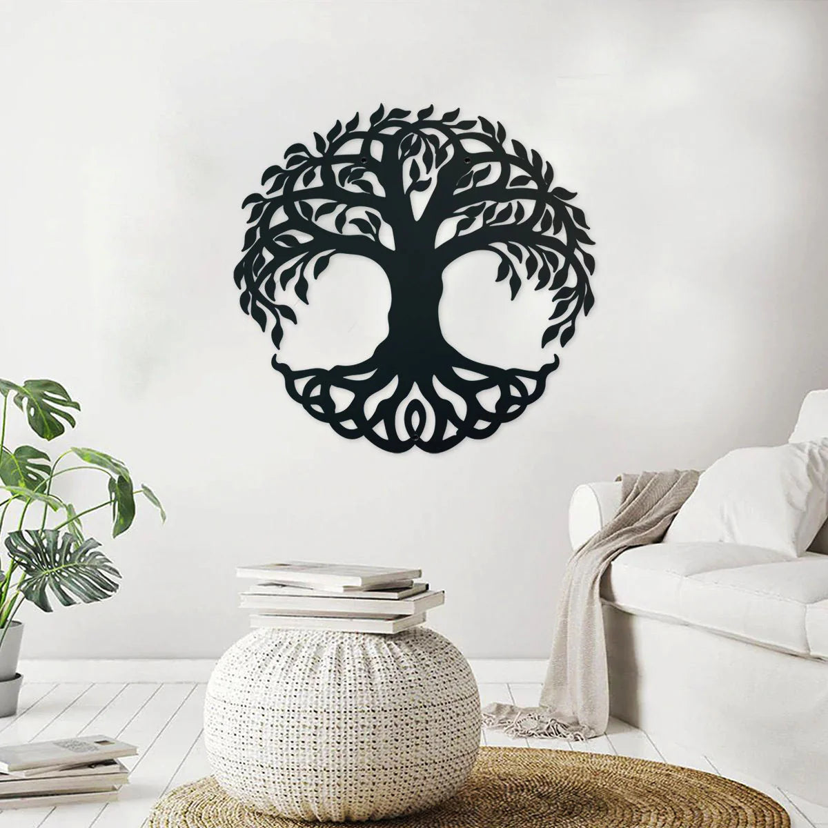 Elegant Metal Tree of Life Wall Art